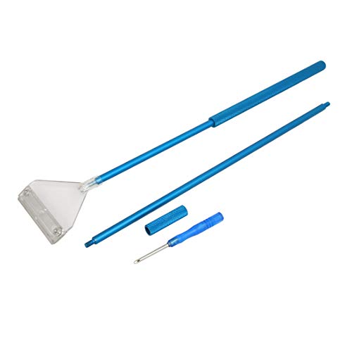 Aexit Fish Tank Special tool Handy Tool Aluminum Alloy Algae Scraper Set Razor Cleaner Cutter Model:91as83qo291