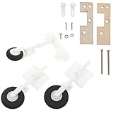 UKCOCO 模型飛行機用着陸車輪 耐摩耗素材の着陸装置部品 DIYモデル飛行機とヘリコプター用アクセサリー 精密加工による安定した離陸 模型