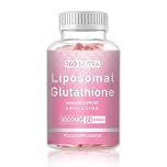 Liposomal Glutathione Supplement- Pure L Glutathione Gummies with Vitamin C & Collagen- Immune Support, Anti Aging Organic Glutathione Supplement for Women & Men- 60 Gummies