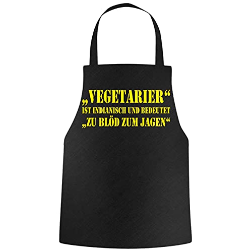 Spaß Kostet Grillschürze Sprüche Vegetarier - zu Blöd zum Jagen Spaß Kostet Grillschürze Sprüche Vegetarier - zu Blöd zum Jagen
