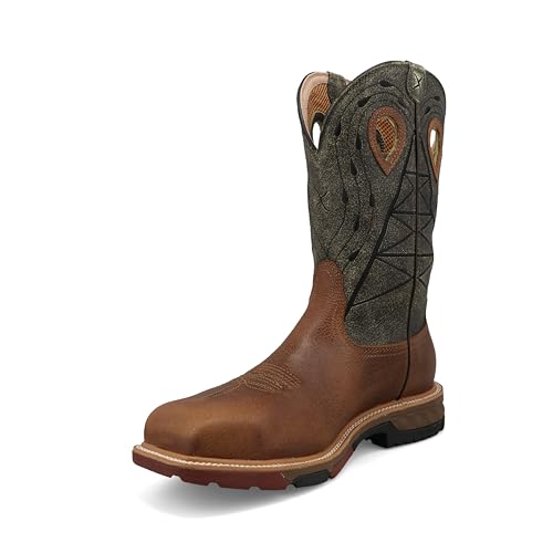 Image of Twisted X Men's12 Pull On Nano Composite Toe Waterproof Western Work Boot