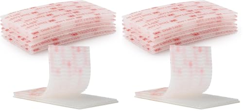 Image of 3M Dual Lock SJ3560 2 inch x 4 inch 6 PCS Clear Reclosable Fastener Heavy Duty (Pack of 2)