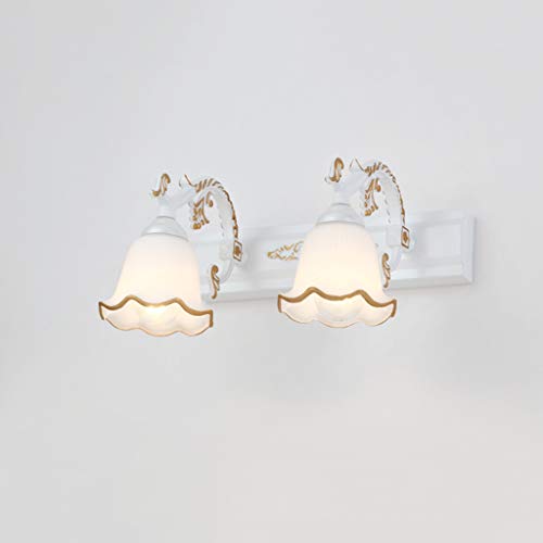 SUWEN Éclairage de Salle de Bain,Applique Murale Miroir de Salle de Bain, plafonnier de Salle de Bain, livré avec Ampoule E14, lumière Chaude, 3200K Cover