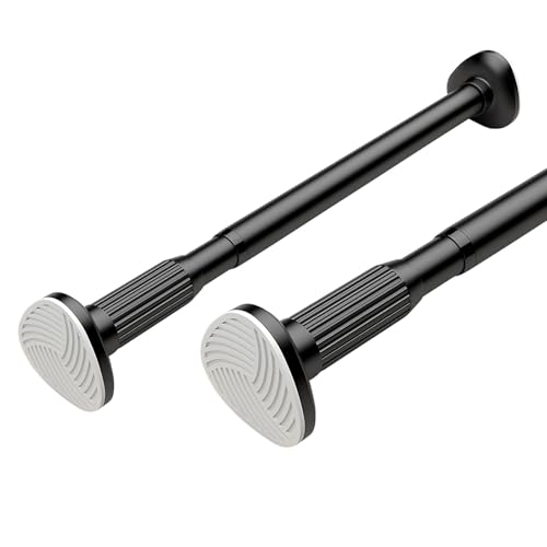 Tringle à rideau de douche en acier inoxydable avec fixation par tension forte sans perçage