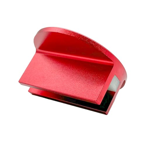 Image of Jack Pad Suitable for Universal Vehicles 0.4 inch Slotted Aluminum Groove Frame Guide Rail Adapter(Red)