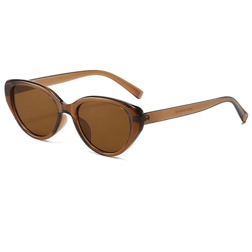 Lunettes de soleil œil de chat marron pour vos terrasses d'été