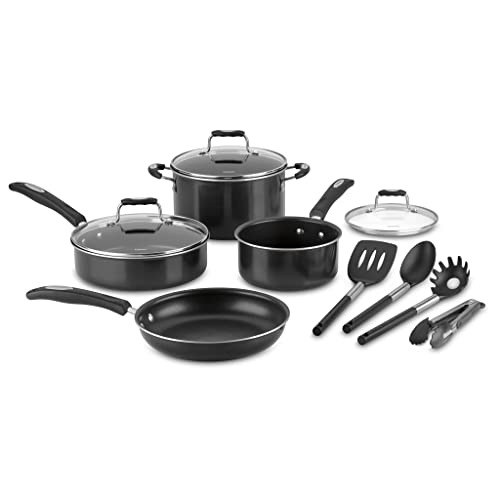 Comparison: Best Cuisinart Ceramica Xt 11 Piece Nonstick 10 Cuisinart P57-11BK Nonstick 11 Piece Set,Black