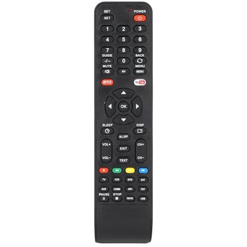 Télécommande Universelle 8 en 1 Noire – Compatible 100% Tous Appareils – Contrôle TV, Smart...