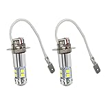 NEW 2x H3 3000K Yellow 100W High Power LED Fog Light Driving Bulb DRL