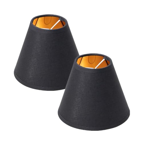 2 Pièces Abat-Jour Tissu Abat- Pour Lampadaire Couvercle Du Tambour E27 Remplacement Abat Jour De Lampe De Chevet Abat- En Toile De Plafonnier Chiffon...