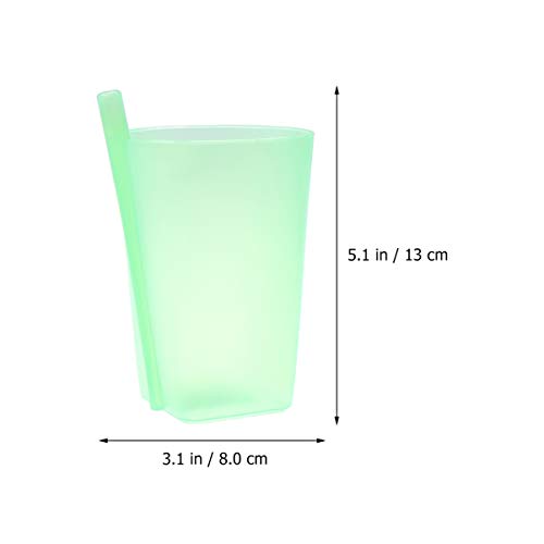 MILISTEN 4 Pcs Crianças Copos de Sippy Com Palha Embutida Copos de Plástico Crianças Copos de Crianç