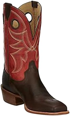 Tony Lama Men's Ronan Western Boot Broad Square Toe Chocolate 10 D(M) US | Image 2