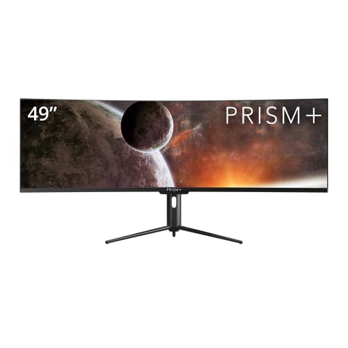 PRISM+ X490 49" 144Hz HDR Super Ultrawide DFHD Curved 32:9 [3840 x 1080] Free Sync Gaming Monitor