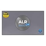 HiViLux® Ultra Thin Zero ALR RahmenLeinwand Rahmenlos Hochkontrast Grau Tuch: HiViGrey Cinema 5D/HDR Gain 1,35/Randlos/Not for UST (16:9 120Zoll Bild:265x149cm)