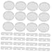 MINAOLULUS 110pcs Loose Leaf Binder Discs Binding Discs for Scrapbooking Planners and Journals Lightweight Easy to Use for DIY Projects