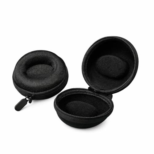 Case Porta Relógio Rígido EVA Portátil – Estojo de Viagem Impermeável com Zíper, Proteção Antichoque para Relógios e Smartwatch (Preto)