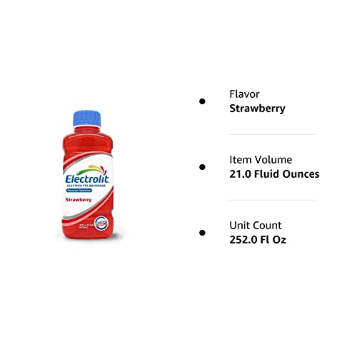 Electrolit Hydration Electrolyte Drinks Strawberry 12 Pack #TOP4