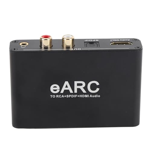 3,5 Mm Ohrhörer -Bogen -Soundadapter, HiFi -Soundqualität Earc Arc Sound Extractor für TV -Verstärker -Lautsprecher