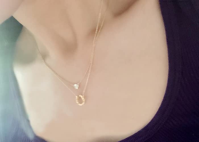 LANG XUAN Message Card Compass Pendant Necklace Friendship Sun Good Luck Elephant Starfish Pendant Chain Necklace with Gift Card4