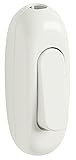 Vimar 00116B Interruttore passante 2[16] A 250 V~, con morsetto addizionale, tasto a bilanciere, per cavo piatto e apparecchi di classe II, bianco