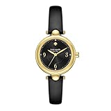 kate spade new york Women's Gracie Black Leather Watch (Model: KSW1869)