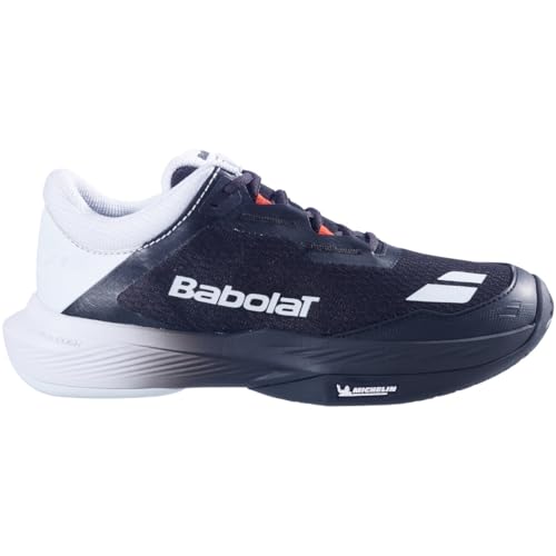 Babolat Men's SFX4 All Court Tennis Shoes, Black/Illusion Blue (Men's US Size 11)
