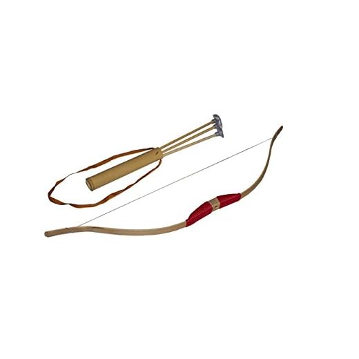 Juguetutto - Arco Punta Ventosa ROJO. Con este arco de madera grande cualquier niño se lo pasará en grande lanzando sus flechas incorporadas