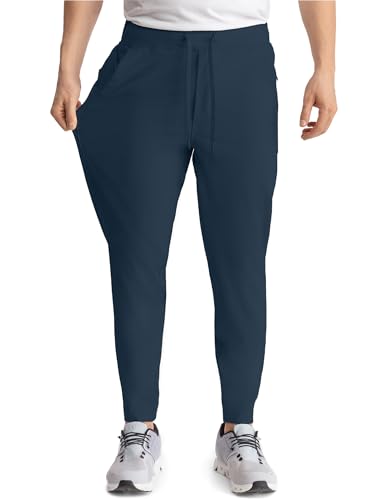 birddogs Mens Joggers – Stretch, Workout Sweatpants with Secure Zipper Pockets – Athletic Slim Fit