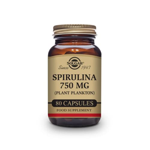 Solgar | Espirulina Vegetarian | 750 mg | 80 Comprimidos