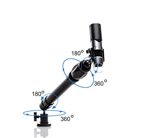 Image of Versatile Positioning Stand for USB Microscopes with C-Clamp Base