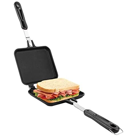Sandwichera Tostada de Aluminio para Estufa y Fogata Agatige Cover
