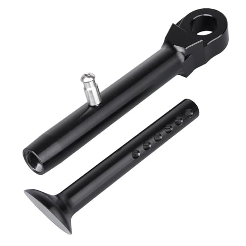 Béquille latérale réglable pour YZF R6 de 2006 à 2016 en aluminium noir