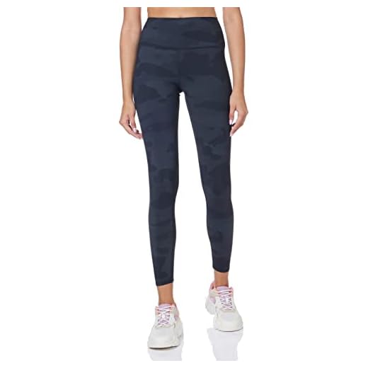 ALO High-Waist Vapor Leggings Black Camo SM 32