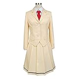 Weixu Anime Tomoko Kuroki Cosplay Costume School Uniform Suit with Tie Stockings Halloween Party Outfit for Women S