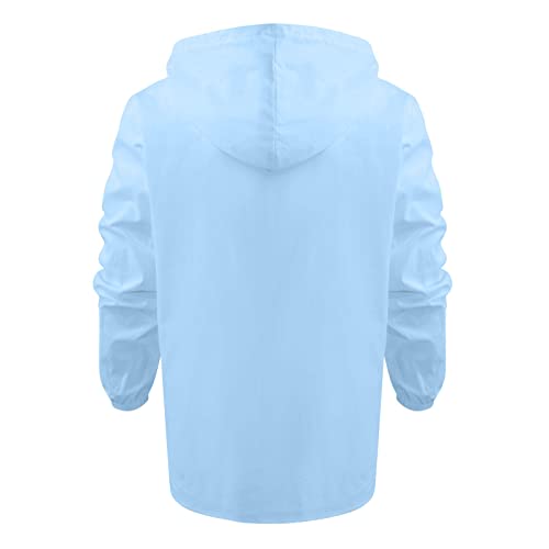 RTRDE Men's Long Sleeve Shirts Causal Pullover Hoodie Lightweight Solid Color Hooded Tops Henley Shirts, M-3XL4