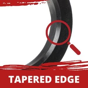 Miniatura 7 de Circuit Performance Anillos centrados de policarbonato negro de 2.878in de diámetro exterior a 2.524in de diámetro exterior