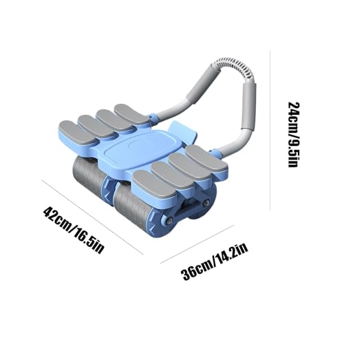 Equipo de ejercicio abdominal de cuatro ruedas para fortalecer el core sin perder el equilibrio 6