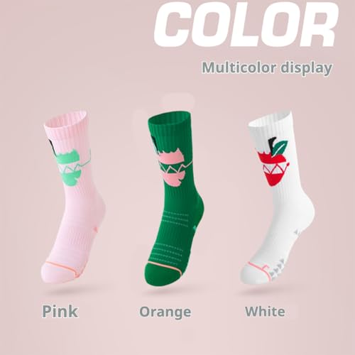 Image of Novelty Crew Socks for Women Personalized Cushioned Athletic Socks Wicking Sports Socks for Adult 3Pair