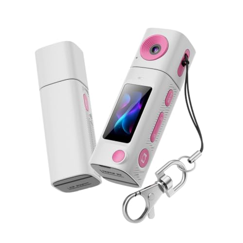 Image of Lipstick Series Thumb Mini Camera, 2K HD Portable Pocket Sports Camcorder with Long-Lasting Battery for Students Outdoor Video & Photography Recording(G10 Meter White)