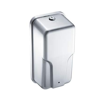 ASI-20364 Roval Dispenser automatico di sapone a parete Aggiornato 34 oz/1L in acciaio inossidabile Touchless Pompa con sensore a mani libere Dispenser di sapone liquido per piatti per bagno, cucina