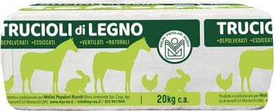 Generico Lettiera truciolo depolverizzato 20kg c.a. per cavalli, proprietari di stalle