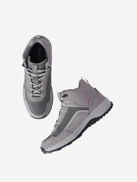 Image of Wildcraft Alpine MA Men's Trekking Shoes | Mid-Ankle Hiking Boots | Lightweight Outdoor & Trek Shoes | Anti-Slip Grip | Cushioned Comfort | Grey