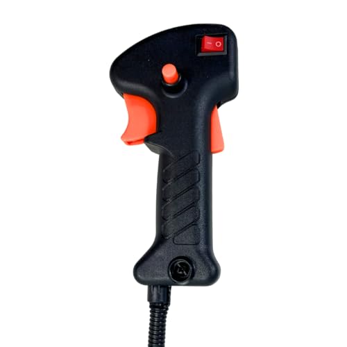 Avalon - Interrupteur de poignée d'accélérateur avec câble 1 mm pour guidon de 22 mm de diamètre universel pour débroussailleuse tondeuse de jardin