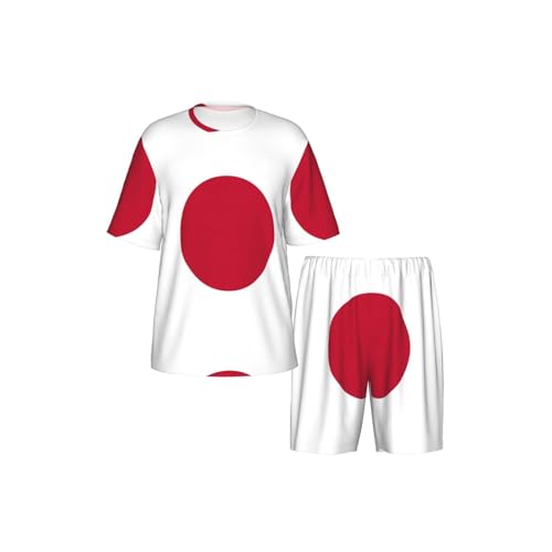 Pyjama homme drapeau japonais imprimé pour vos week-ends décontractés