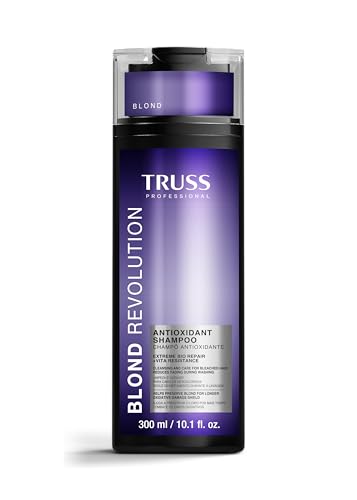 Truss Shampoo Antioxidante Blond Revolution | Proteção e Brilho para Cabelos Loiros | 300ml