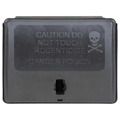 Trampas para ratones negras de 13x10x4 cm pack de 20 unidades para control de plagas 8