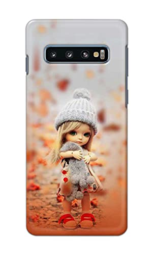 Image of PRINTFIDAA Doll Cute Girl Amazing Beauty Little Kid Child Playing Hard Back Cover for Samsung S10 Plus (6.4 inch), SM-G975F / DS, SM-G975U, SM-G975W Back Cover -(P6) KAT1001