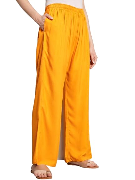 Image of Soft Colors Women Regular Fit Pocket Palazzo