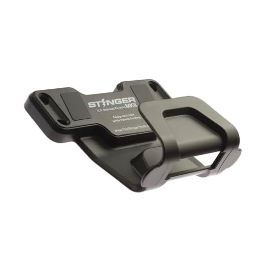 Stinger Safety Trigger Guard Protection Magnetic Gun Holder, Easy Conceal in Car, Truck, Vehicle, Desks, Safes, Walls, Handgun Rifle Shotgun Pistol Revolver, Gun Mount Rack (Black 1 Piece)