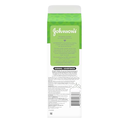 Image of Johnson's Baby Bedtime Bath with Relaxing & Soothing NaturalCalm Aromas, Hypoallergenic, Gentle & Tear-Free Nighttime Baby Bath Essential, Floral Scent, Value Size Refill, 33.8 fl. oz